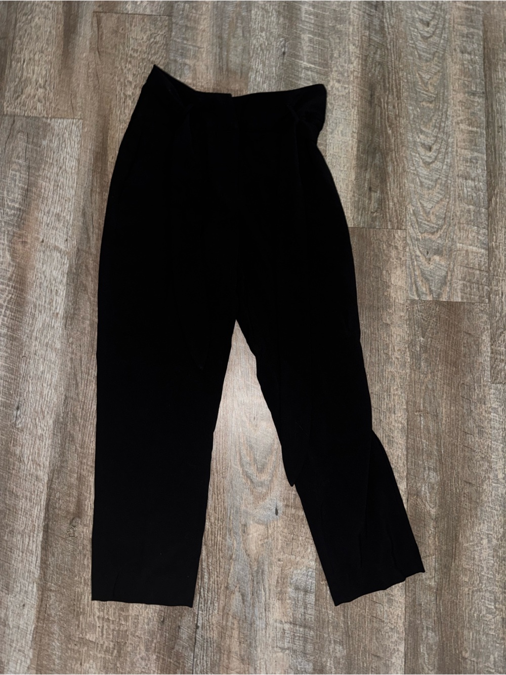DKNY Black Stretch Trousers ankle